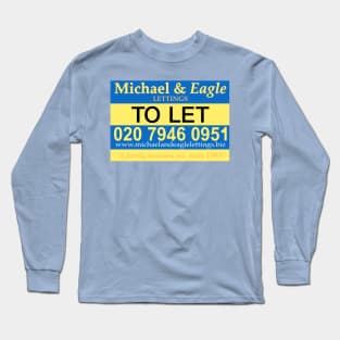 Michael & Eagle Lettings Sticks (Stath Lets Flats) Long Sleeve T-Shirt